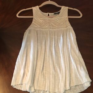 Dressy cream colored tank top